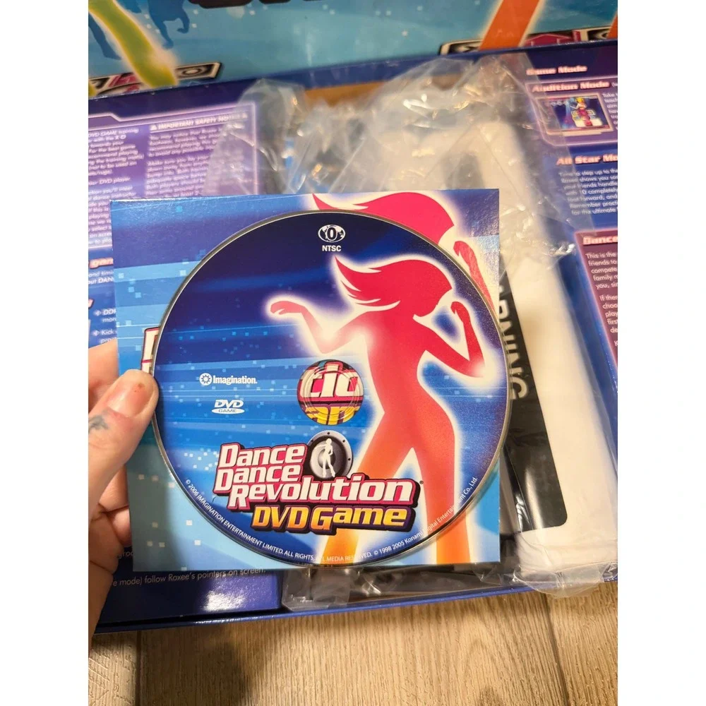 Dance Dance Revolution DVD Game Imagination 2 Mats 30 Sessions 2006 Open Box